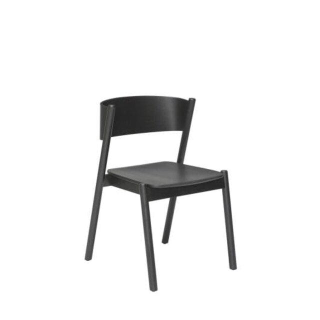 Hubsch Silla oblicua negra - 331604