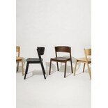 Hubsch Oblique stoel zwart - 431903