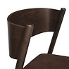 Hubsch Sedia Oblique marrone scuro - 431902 Hubsch Sedia Oblique marrone scuro - 431902