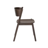 Hubsch Oblique chair dark brown - 431902