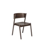 Hubsch Oblique chair dark brown - 431902