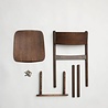Hubsch Sedia Oblique marrone scuro - 431902 Hubsch Sedia Oblique marrone scuro - 431902