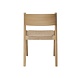 Hubsch Oblique chair natural - 331601 Hubsch Oblique chair natural - 331601
