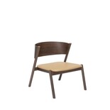 Hubsch Oblique lounge chair dark brown - 331606 Hubsch Oblique lounge chair dark brown - 331606