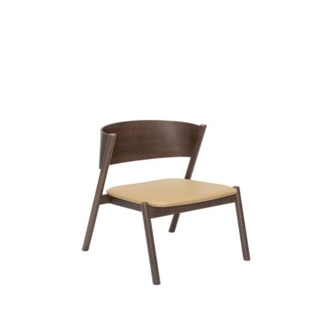 Hubsch Sillón oblique marrón oscuro - 331606