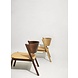 Hubsch Oblique loungestoel naturel - 331605 Hubsch Oblique loungestoel naturel - 331605