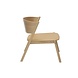 Hubsch Oblique loungestoel naturel - 331605 Hubsch Oblique loungestoel naturel - 331605