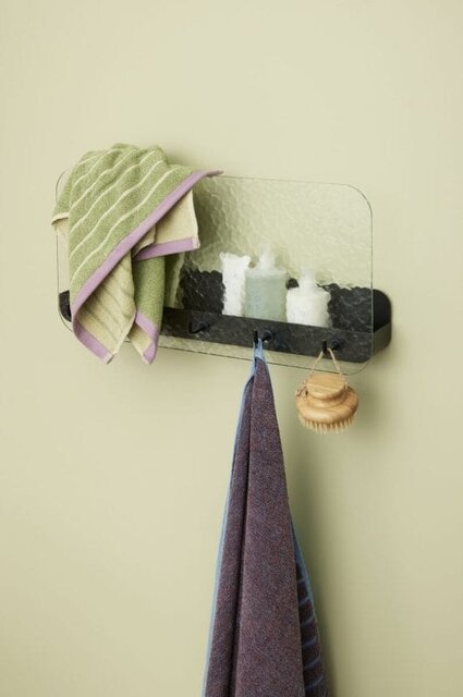Hubsch Shack shelf black - 021603