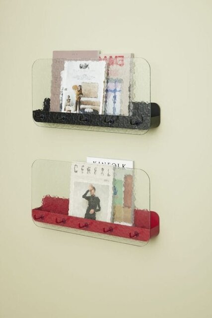 Hubsch Shack shelf red - 021604