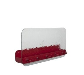 Hubsch Scaffale da baracca rosso Hubsch Scaffale da baracca rosso