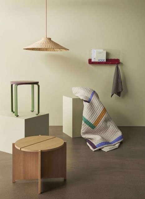 Hubsch Couvre-lit carré Twist - 701603