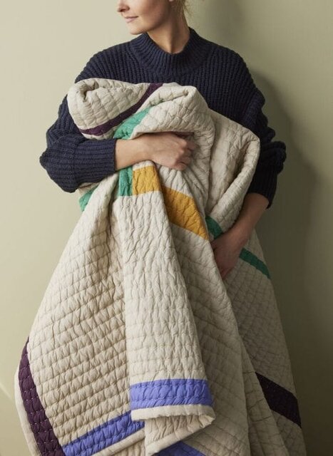 Hubsch Twist överkast kvadrat - 701603 Hubsch Twist överkast kvadrat - 701603