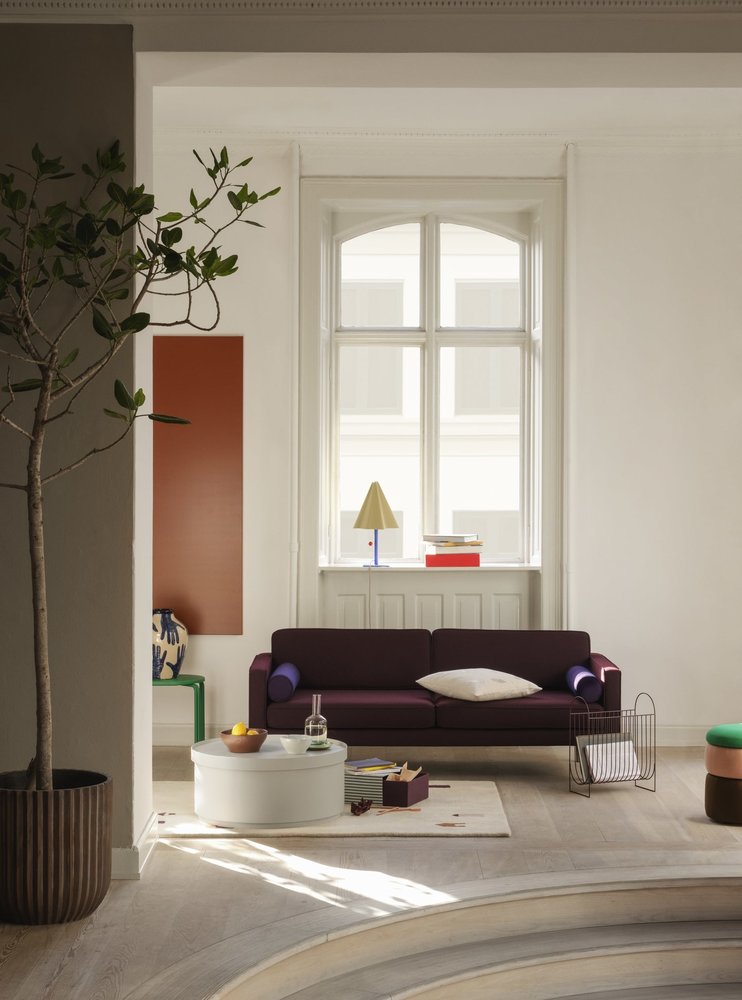 Broste Copenhagen Sofá Oda 2 plazas verde - 31000323