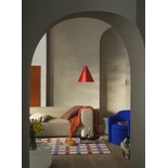 Broste Copenhagen Nederdel hængelampe rød Ø30cm - 60080007