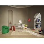 Broste Copenhagen Skirt hanging lamp red Ø30cm - 60080007 Broste Copenhagen Skirt hanging lamp red Ø30cm - 60080007