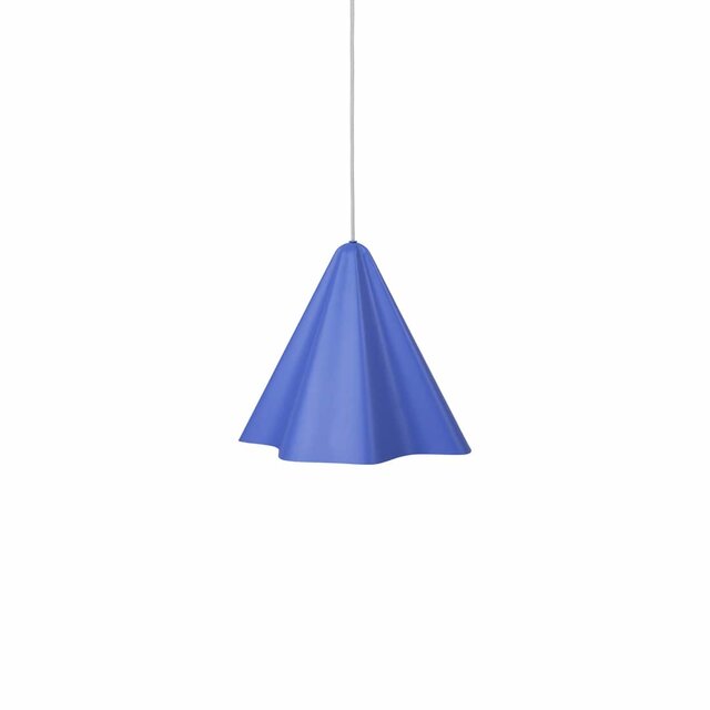 Broste Copenhagen Skirt hanglamp blauw Ø30cm - 60080017