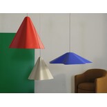 Broste Copenhagen Skirt hanglamp blauw Ø60cm - 60080019