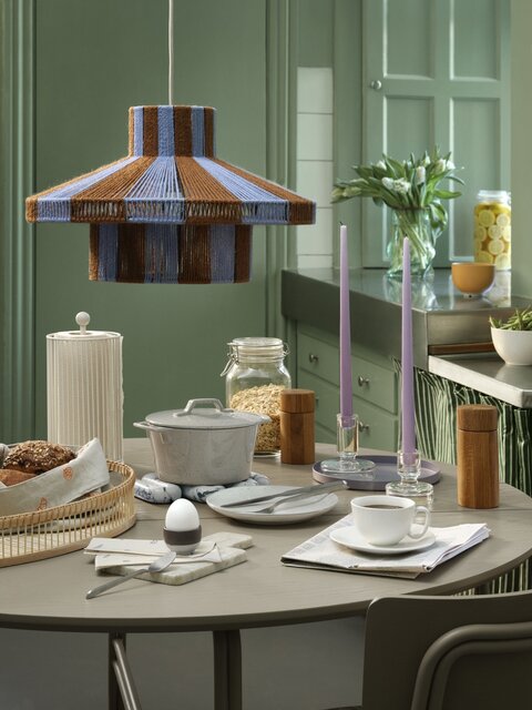 Broste Copenhagen Abat-jour Diana bleu Ø45cm - 70195000