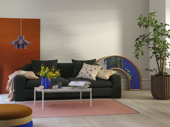 Broste Copenhagen Diana pantalla azul Ø45cm - 70195000 Broste Copenhagen Diana pantalla azul Ø45cm - 70195000