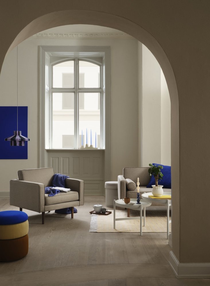 Broste Copenhagen Diana Lampenschirm lila Ø45cm - 70195002