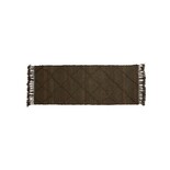 Nordal Jutan vloerkleed M bruin/groen 200x75cm    - 84423 Nordal Jutan vloerkleed M bruin/groen 200x75cm    - 84423