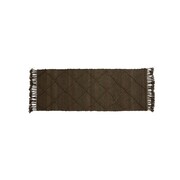 Nordal Jutan vloerkleed M bruin/groen 200x75cm    - 84423 Nordal Jutan vloerkleed M bruin/groen 200x75cm    - 84423