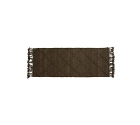 Nordal Jutan rug M brown/green 200x75cm Nordal Jutan rug M brown/green 200x75cm