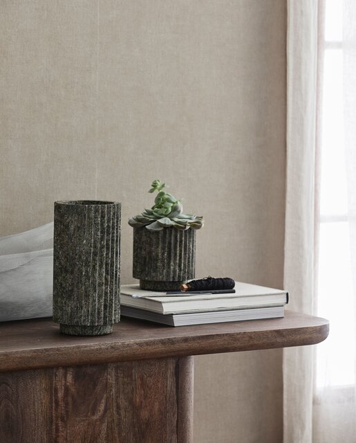 Nordal Loon flower pot green ø13cm - 4231
