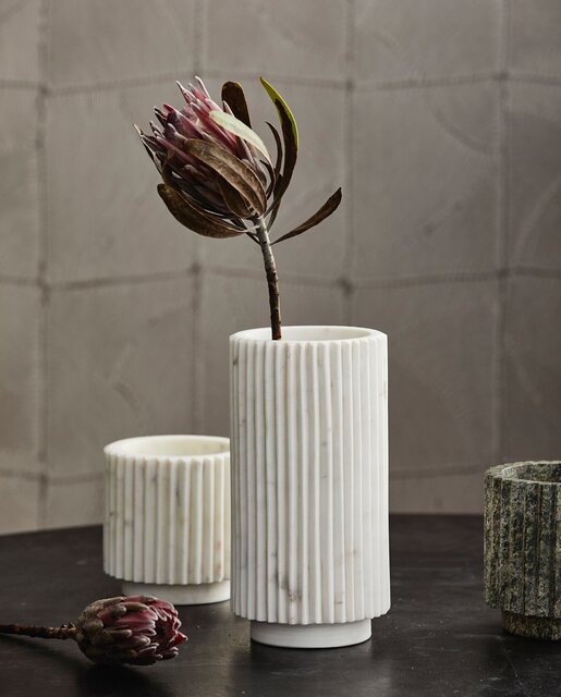 Nordal Loon bloempot wit ø13cm   - 4229