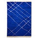 HKliving Handgeknoopt wollen vloerkleed cobalt 200x300cm - TTK3089 HKliving Handgeknoopt wollen vloerkleed cobalt 200x300cm - TTK3089
