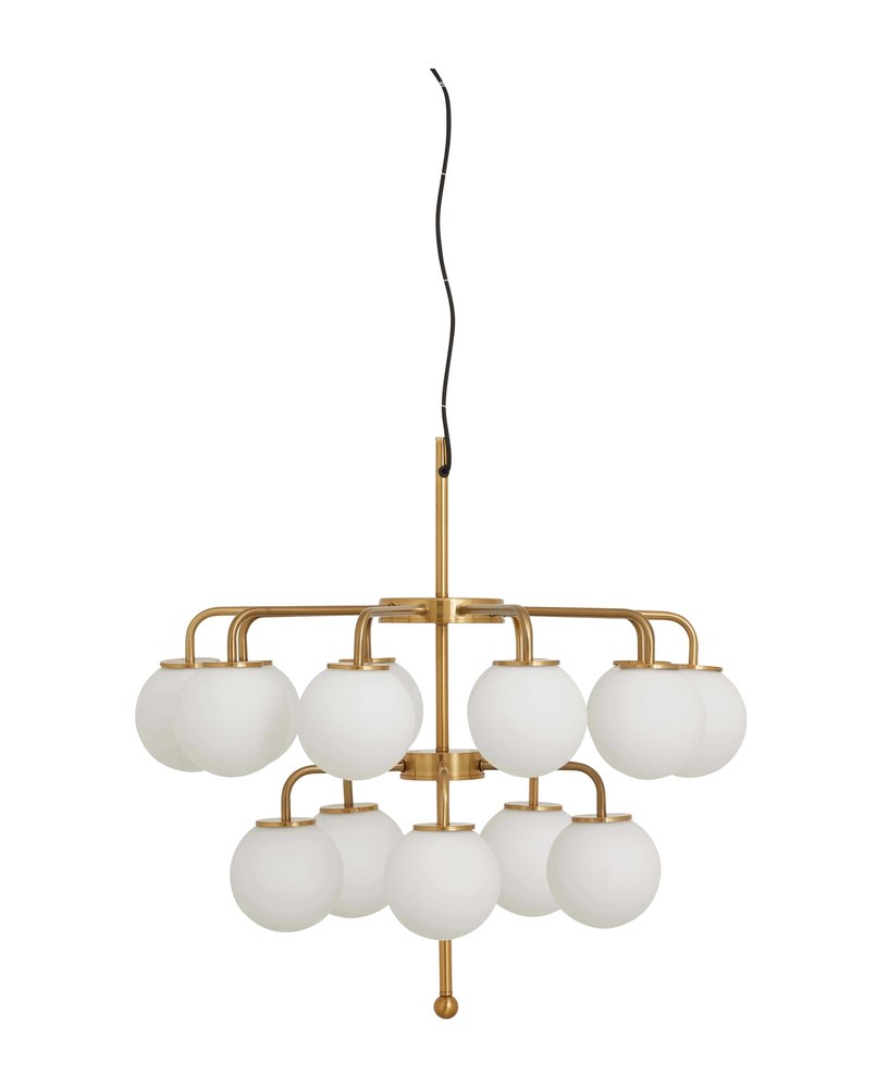 Nordal Lampadario Palma bianco/oro - 19401 Nordal Lampadario Palma bianco/oro - 19401