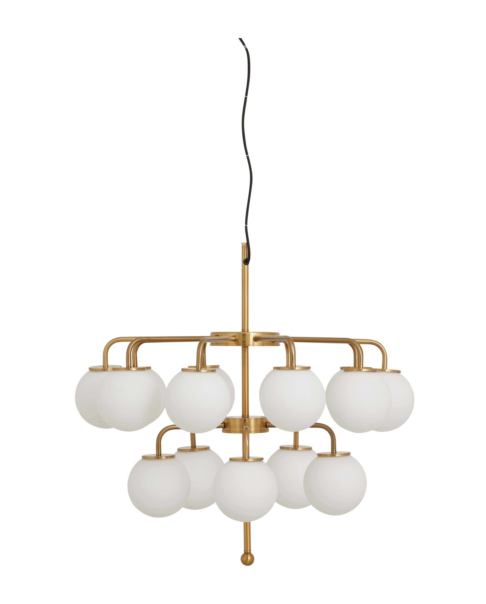 Nordal Palma Kronleuchter Weiß/Gold - 19401