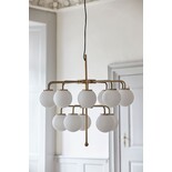 Nordal Lustre Palma blanc/or - 19401 Nordal Lustre Palma blanc/or - 19401