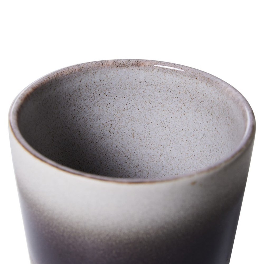 Serie di 4 tazze per cappuccino in ceramica anni '70 HK Living - 12cm