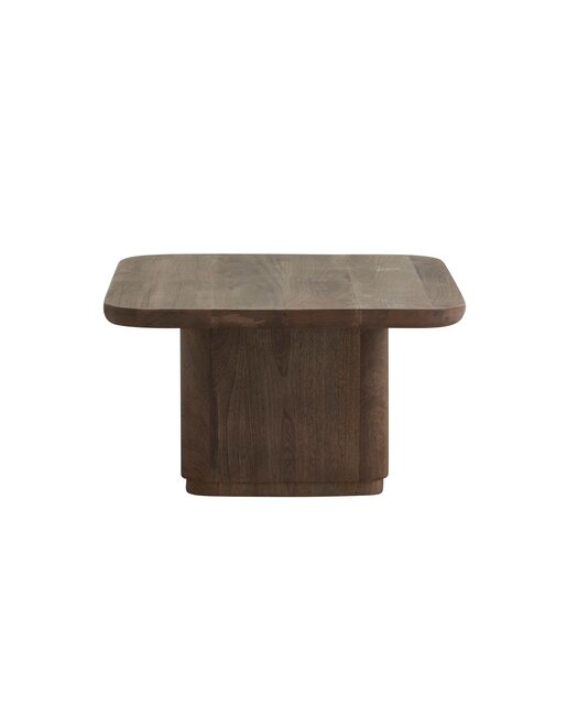 Nordal Mesa de centro Toke marrón oscuro - 6978
