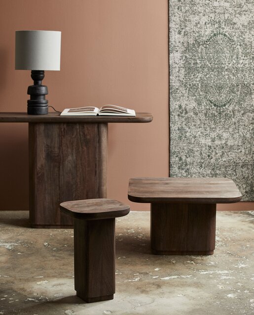 Nordal Table basse Toke marron foncé - 6978