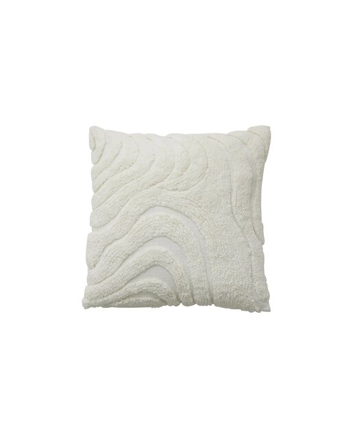 Nordal Coussin Tufe crème avec rembourrage - 68370