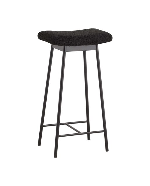 Nordal Tabouret de bar Zala noir - 16767