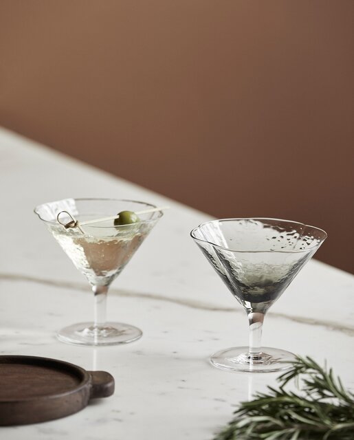Nordal Hamma verre set de 4 pièces fumé - 41770