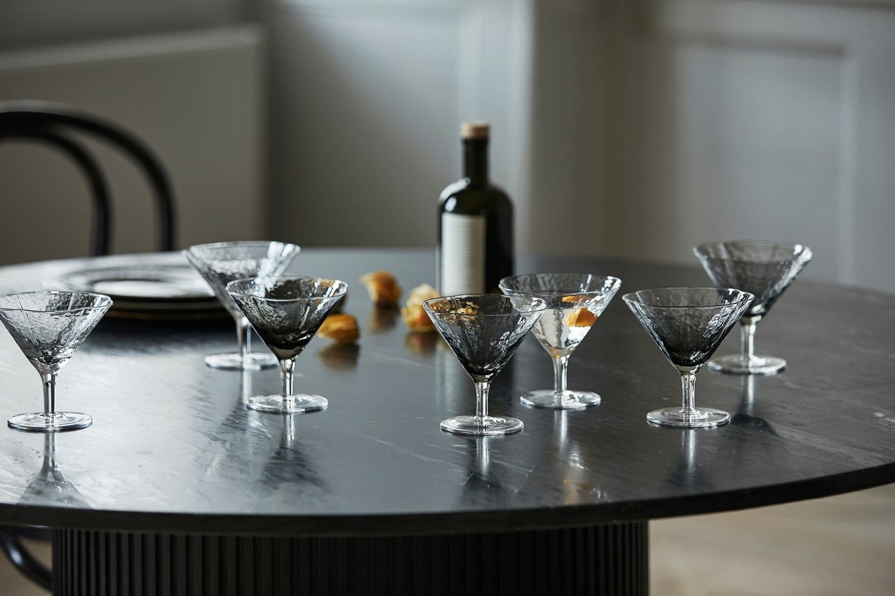 Nordal Hamma verre set de 4 pièces fumé - 41770