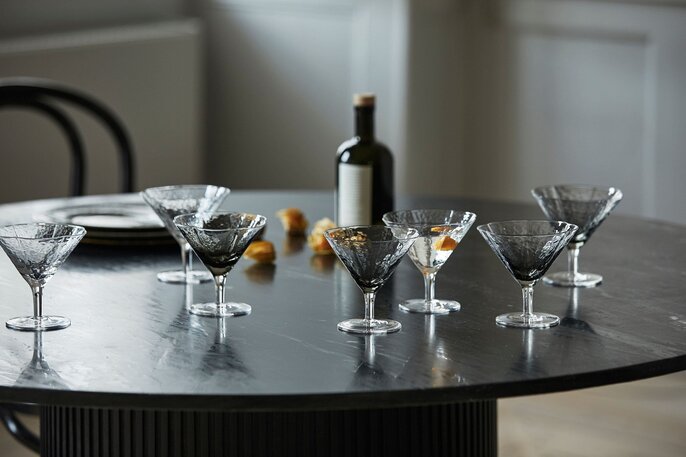 Nordal Hamma glass set of 4 pieces smoke - 41770