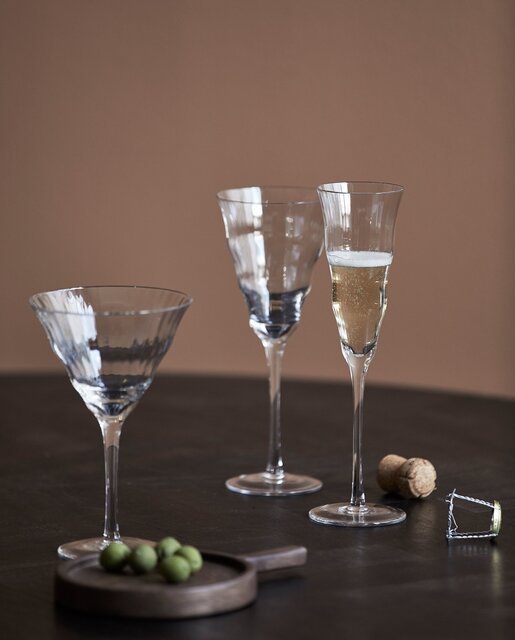 Nordal Bicchieri da cocktail Opia, set di 4 trasparenti - 42600