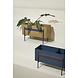 Hubsch Awe plantenbak khaki/blauw - 021617 Hubsch Awe plantenbak khaki/blauw - 021617