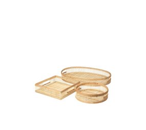 Broste Copenhagen Juego de bandejas de Taro de 3 piezas