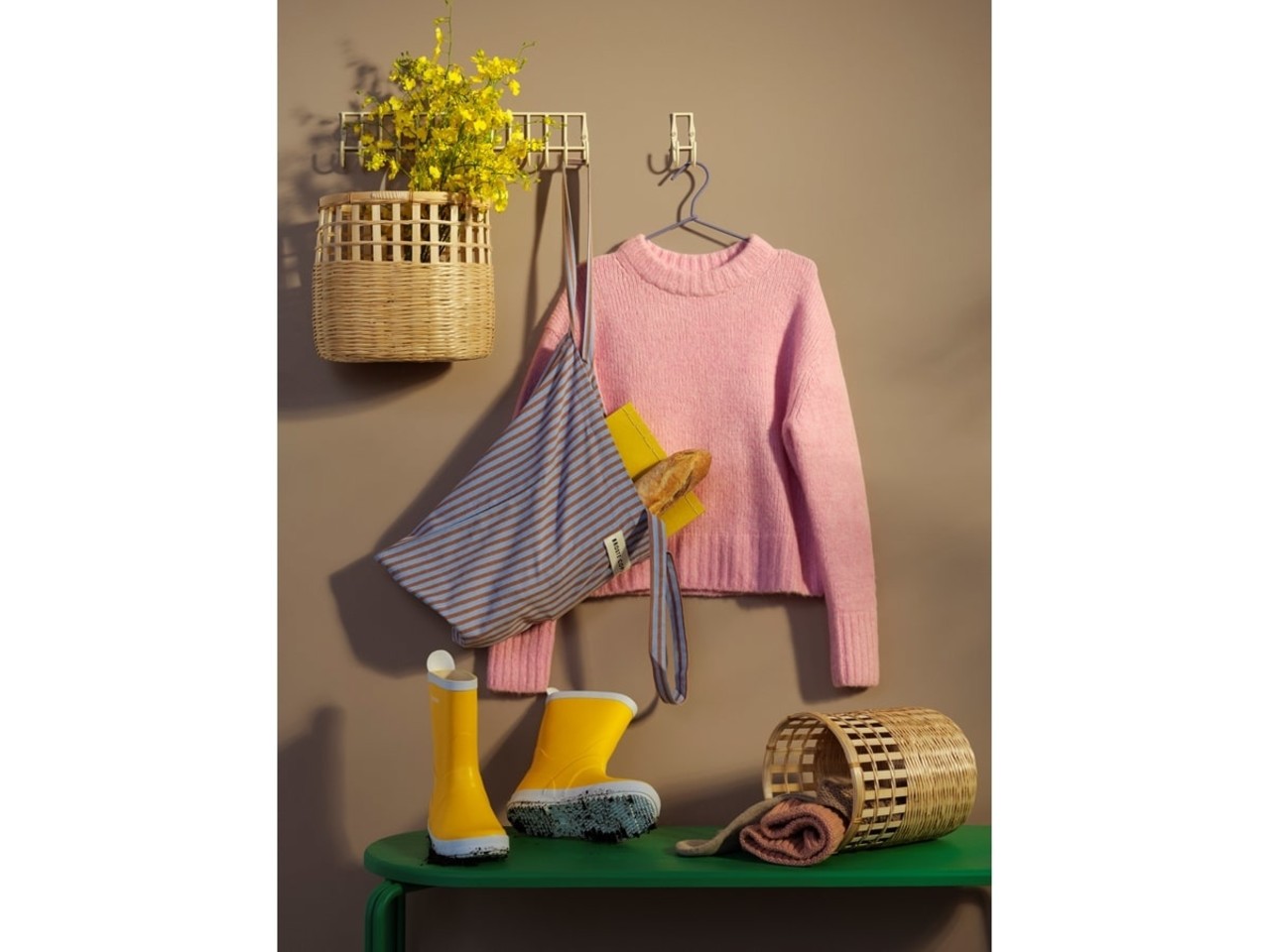 Broste Copenhagen Hampus korgar set med 2 delar - 14600311