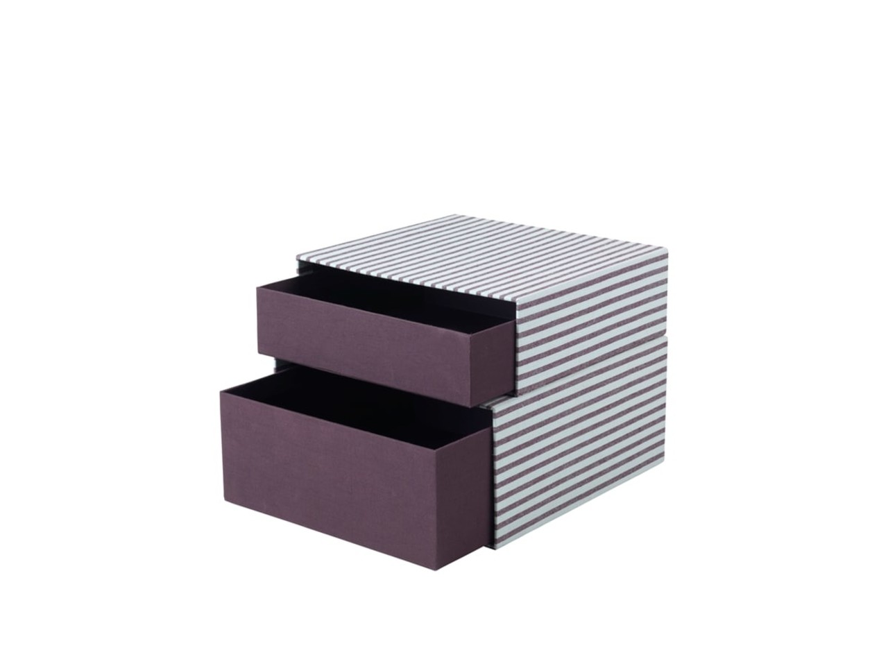 Broste Copenhagen Cecelia oppbevaringsbokser bjørnebærvin - 70080496