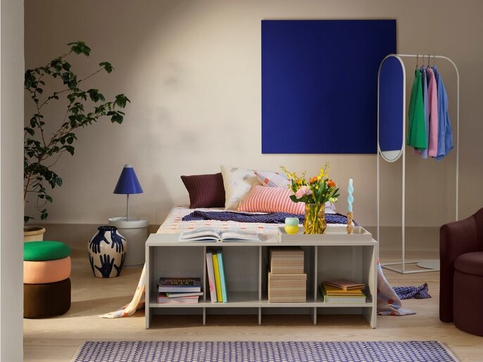 Broste Copenhagen Cleo opbergboxen bruin/lichtgrijs - 70080499