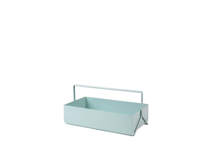 Broste Copenhagen Boîte de rangement Tully turquoise - 71177655