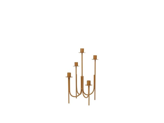 Broste Copenhagen Farri kandelaar ijzer golden brown - 71178211