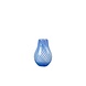 Broste Copenhagen Ada vaas crossstripe blauw - 14485074 Broste Copenhagen Ada vaas crossstripe blauw - 14485074